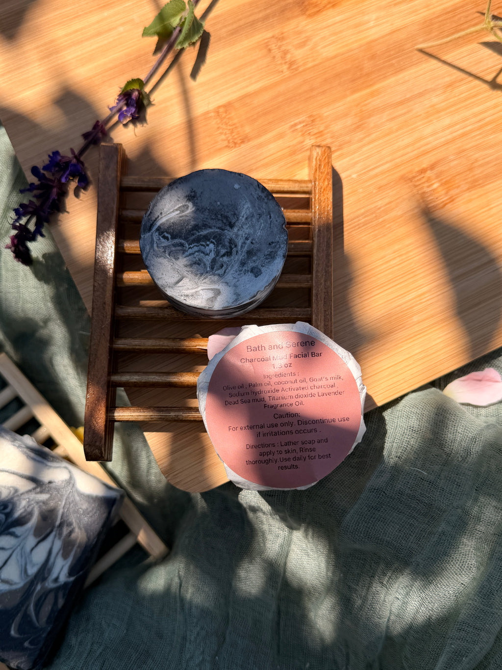 Charcoal mud Facial bar