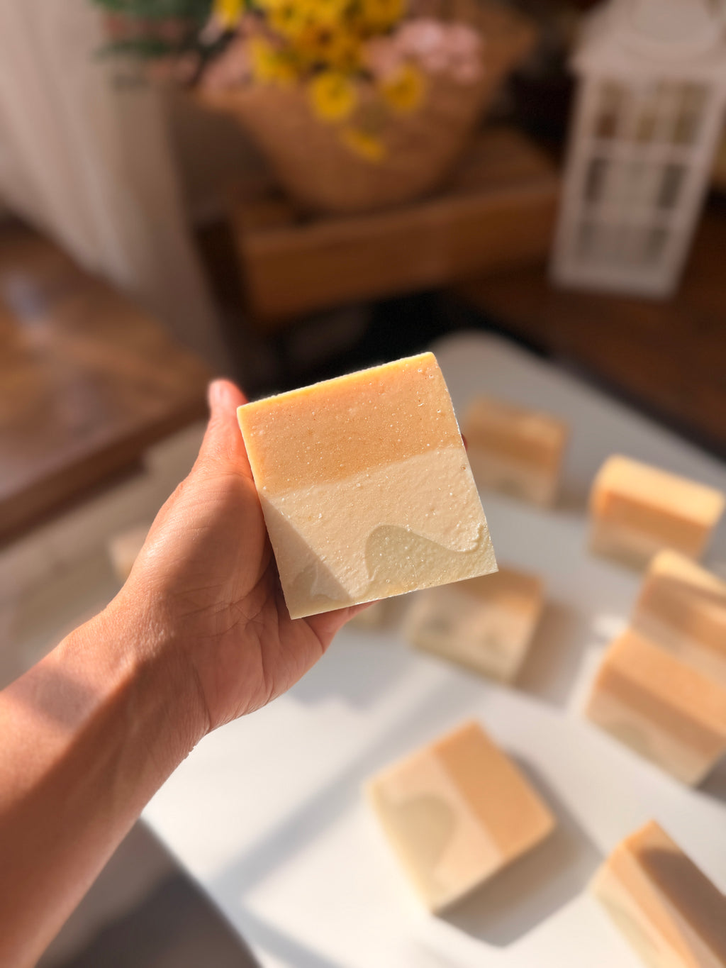 Nettle Turmeric Goat’s milk soap( pre order Ships August 10)