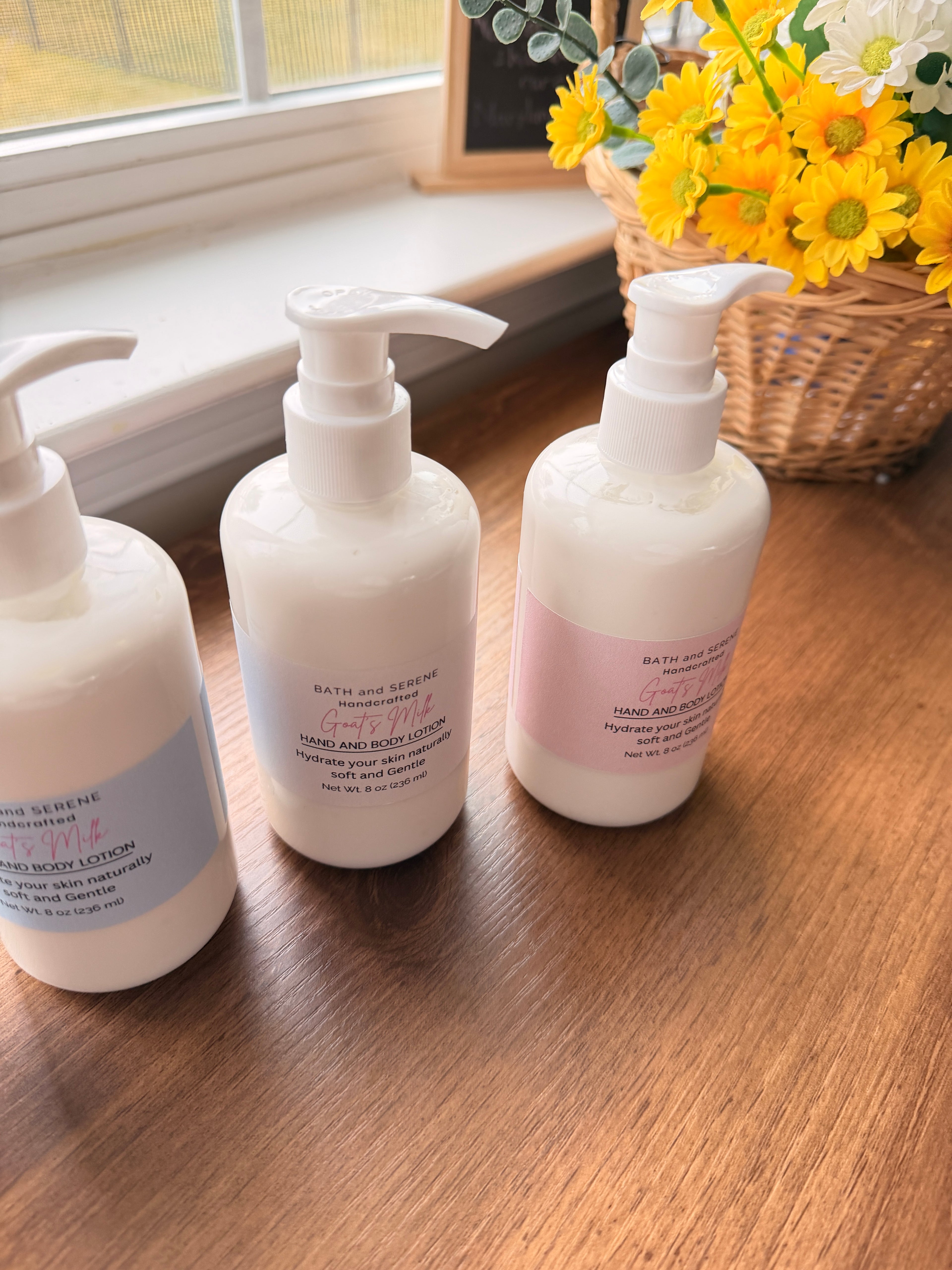 Handcrafted Goat’s Milk Hand and Body lotion 