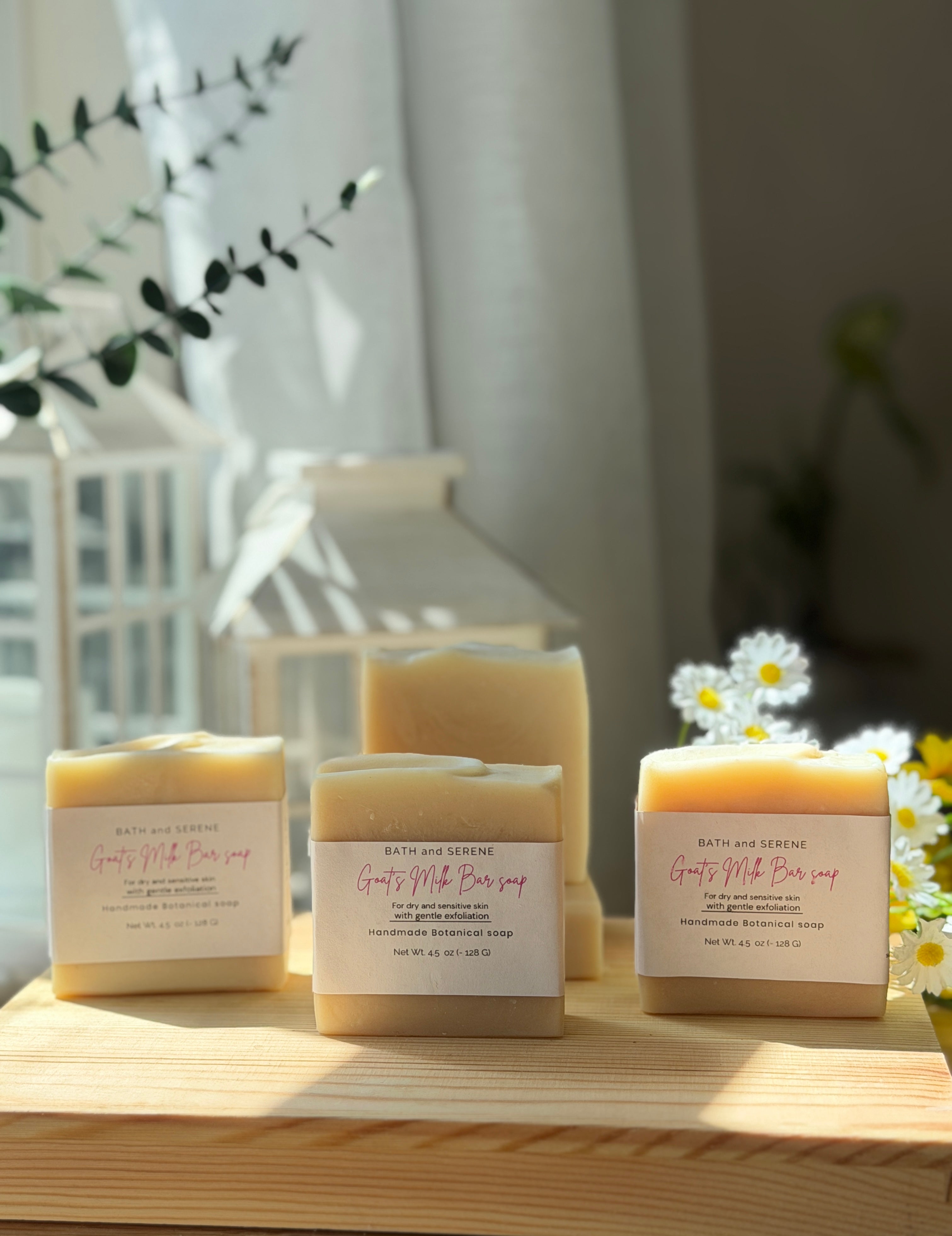 Natural handmade Goat milk Soap for sensitive skin ( for kids and adults)