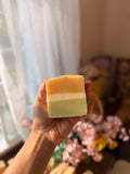 Nettle Sage Golden Glow  Turmeric Goat’s milk soap .