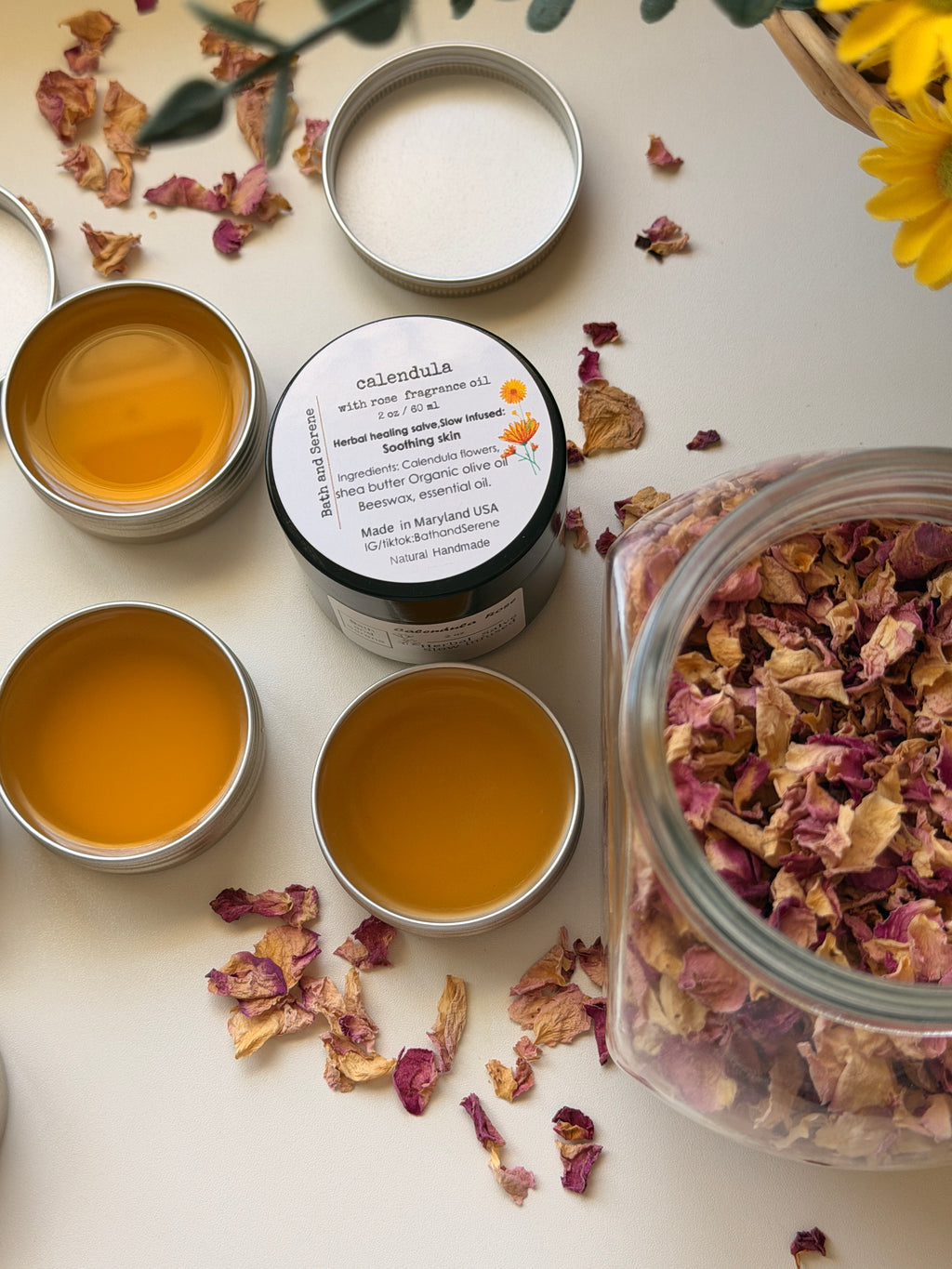 Calendula healing Herbal Salve