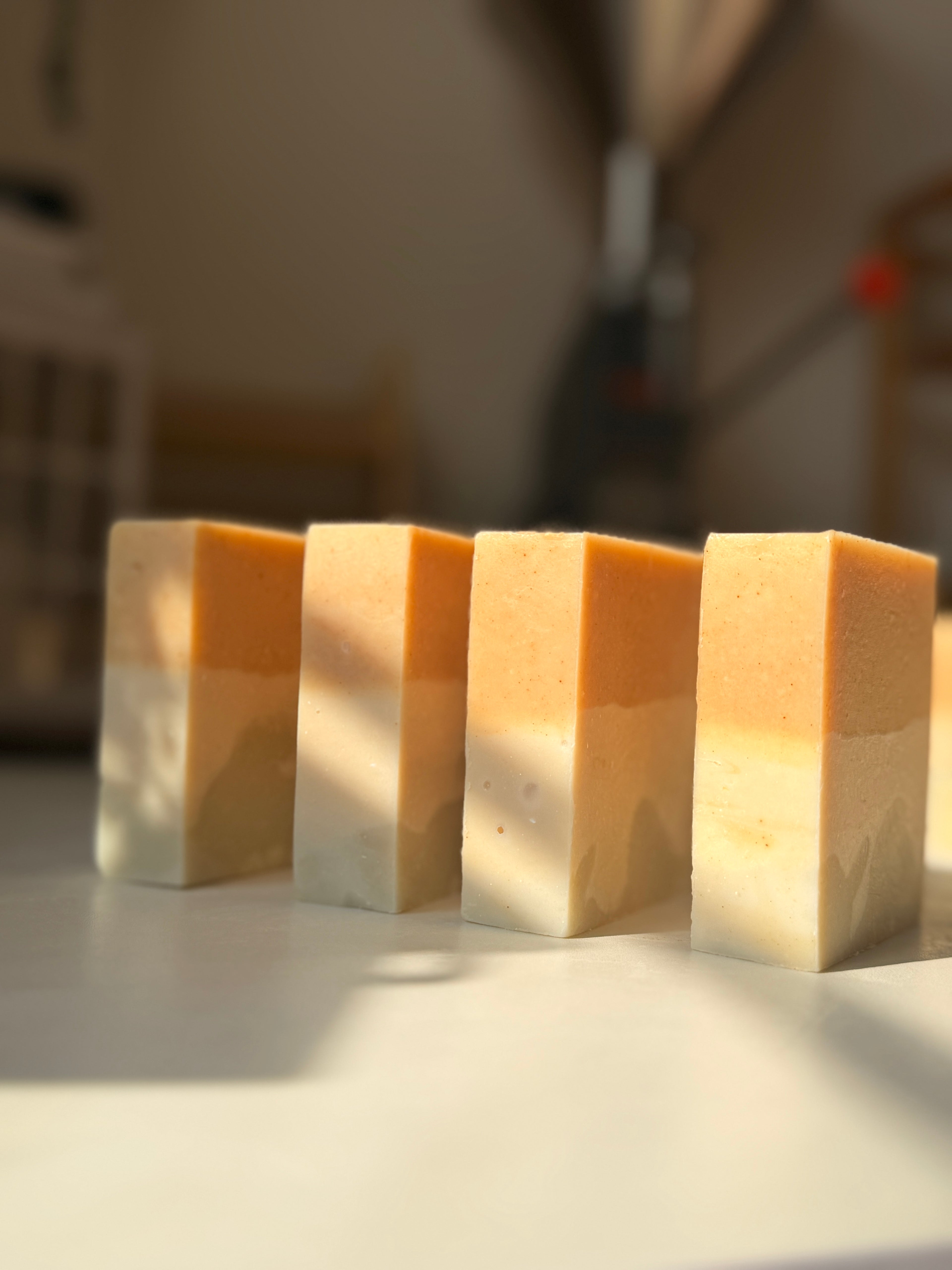 Nettle Turmeric Goat’s milk soap( pre order Ships August 10)