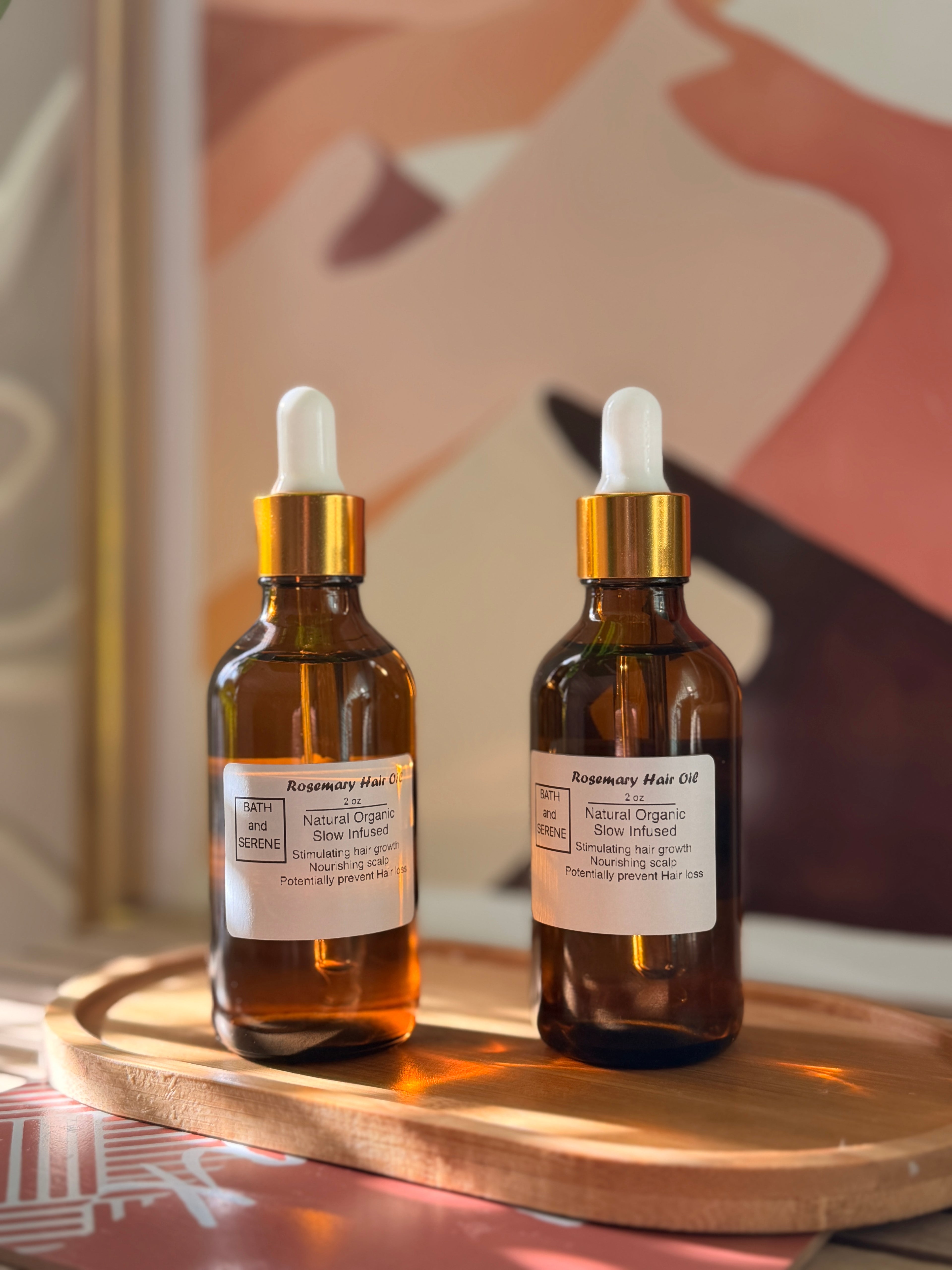 Rosemary hair oil stimulating hair growth