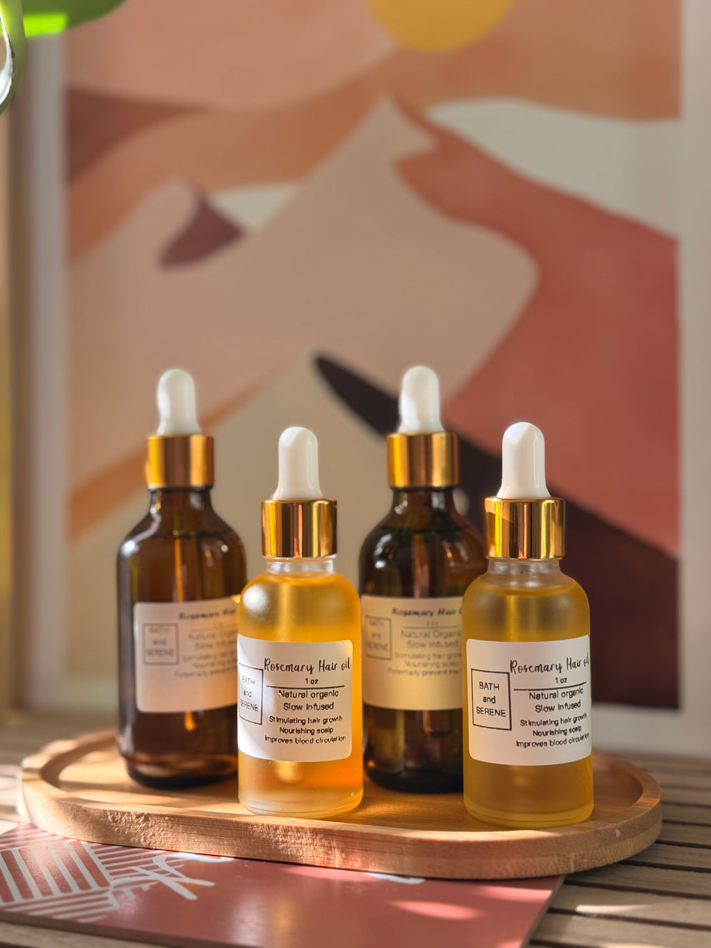 Rosemary hair oil stimulating hair growth