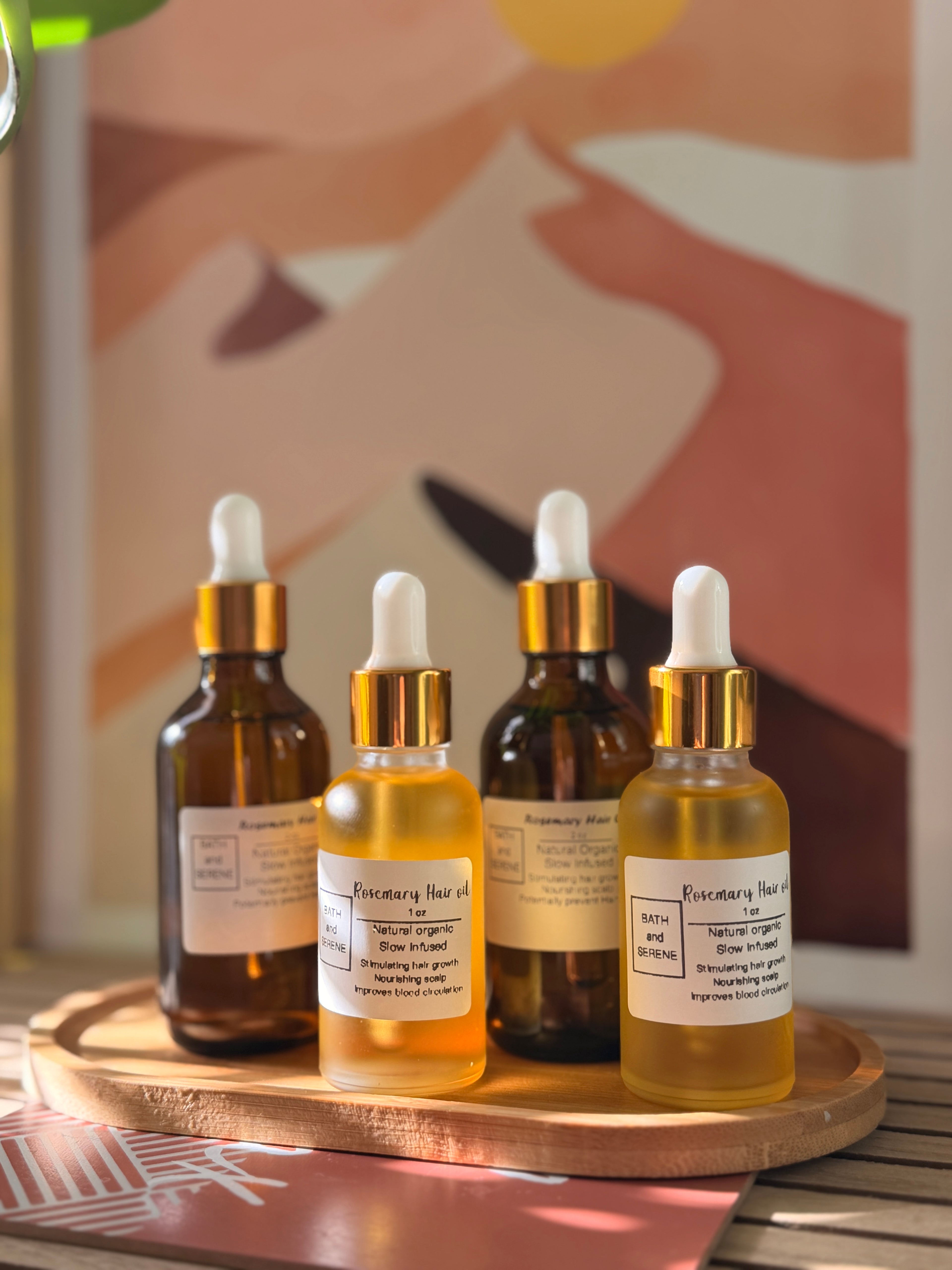 Rosemary hair oil stimulating hair growth