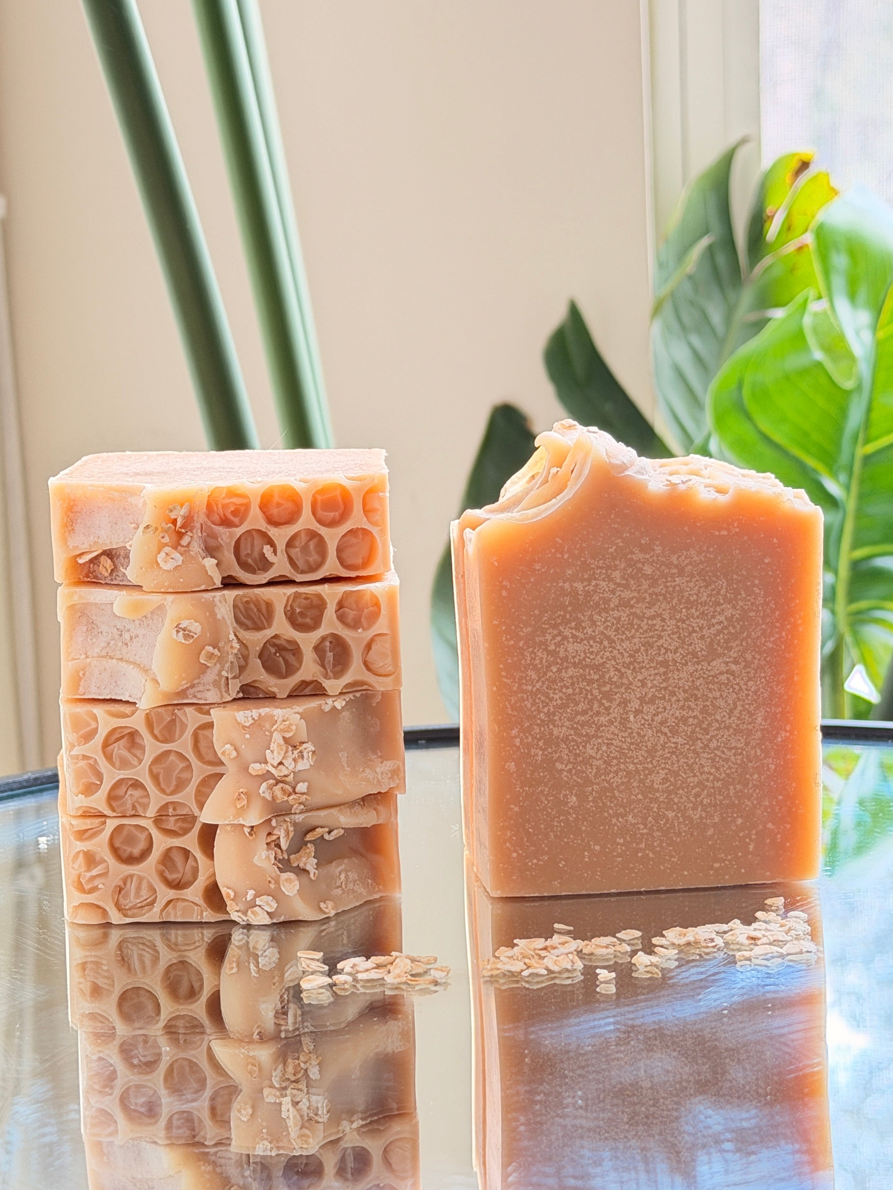 Honey Oatmeal Milk  Soap