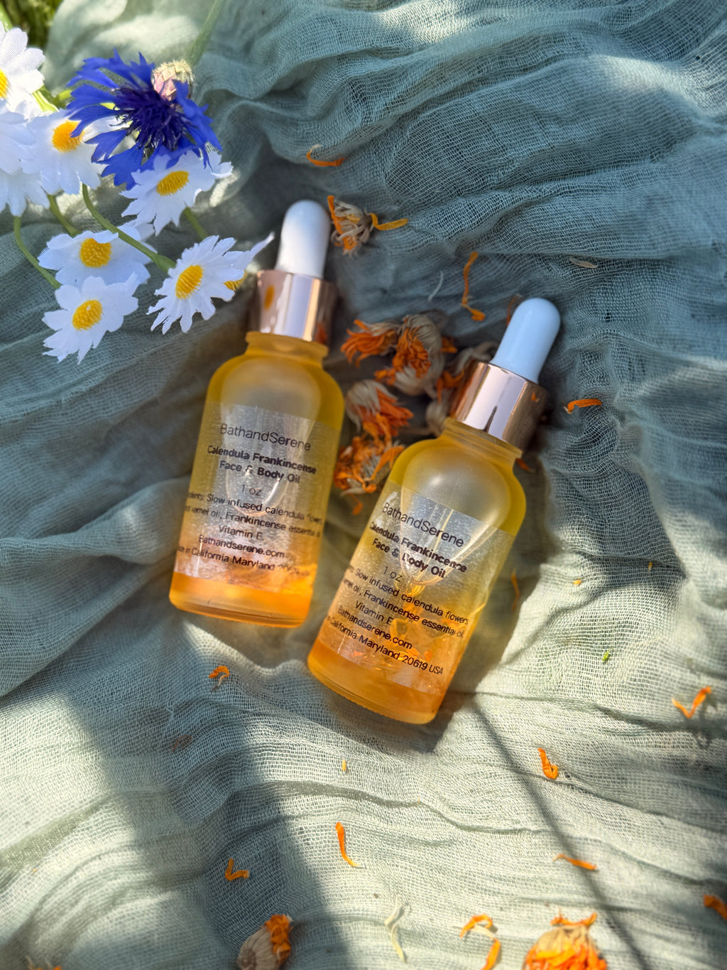 Calendula Frankincense Face & Body oil 1 oz