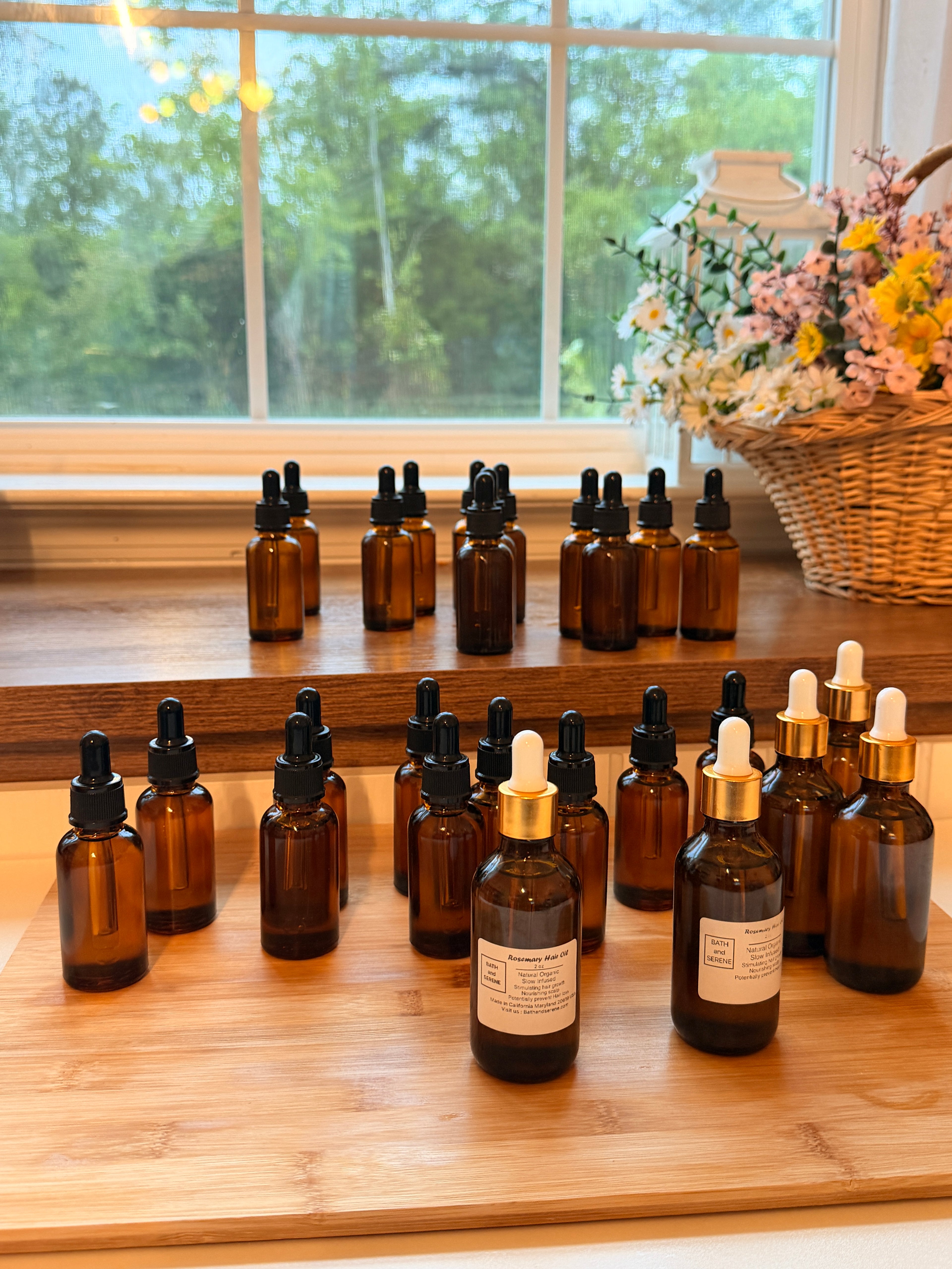 Rosemary hair oil stimulating hair growth