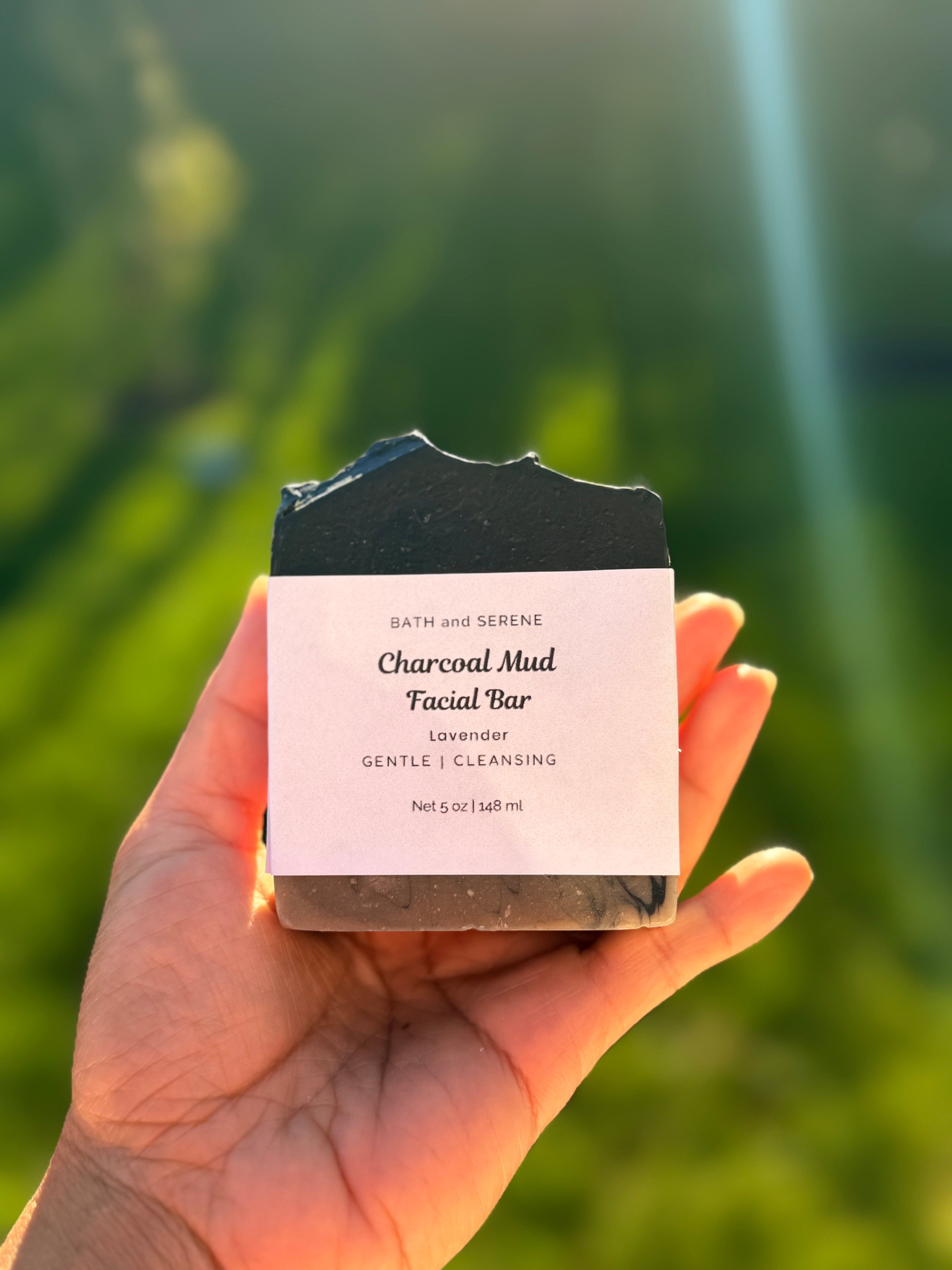 Charcoal mud Facial bar