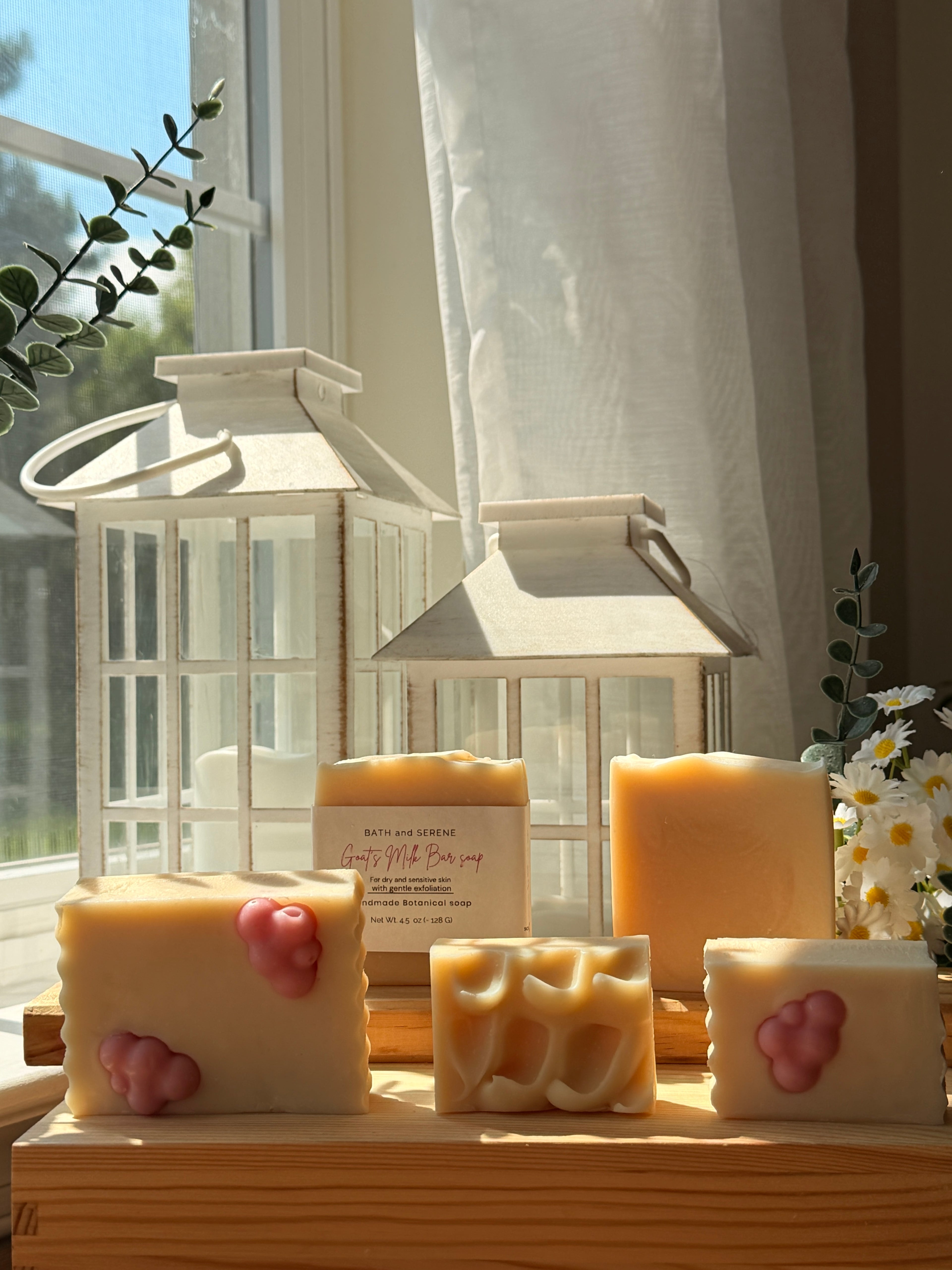 Natural handmade Goat milk Soap for sensitive skin ( for kids and adults)