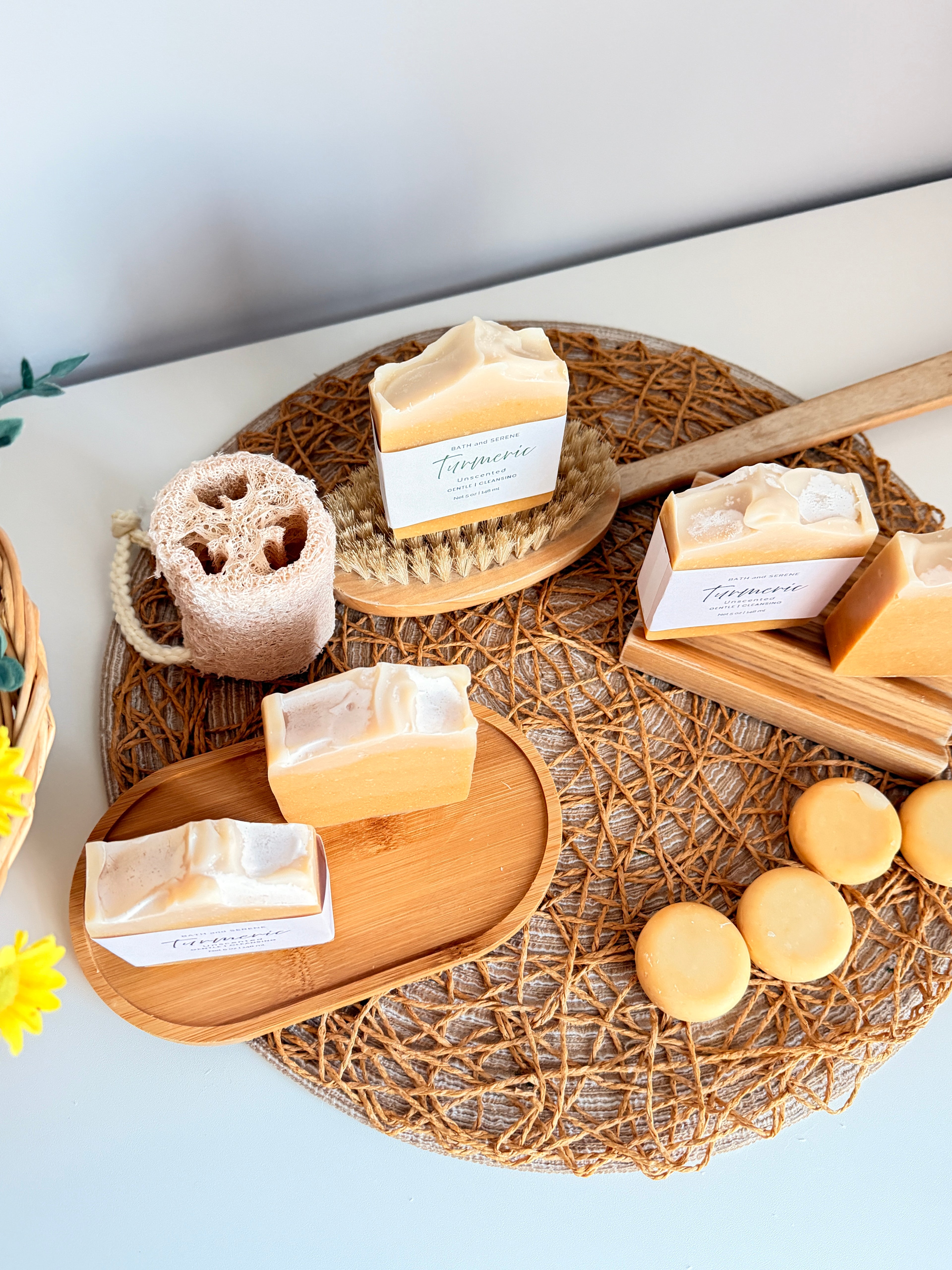 Set of 3 Natural  Turmeric Soap