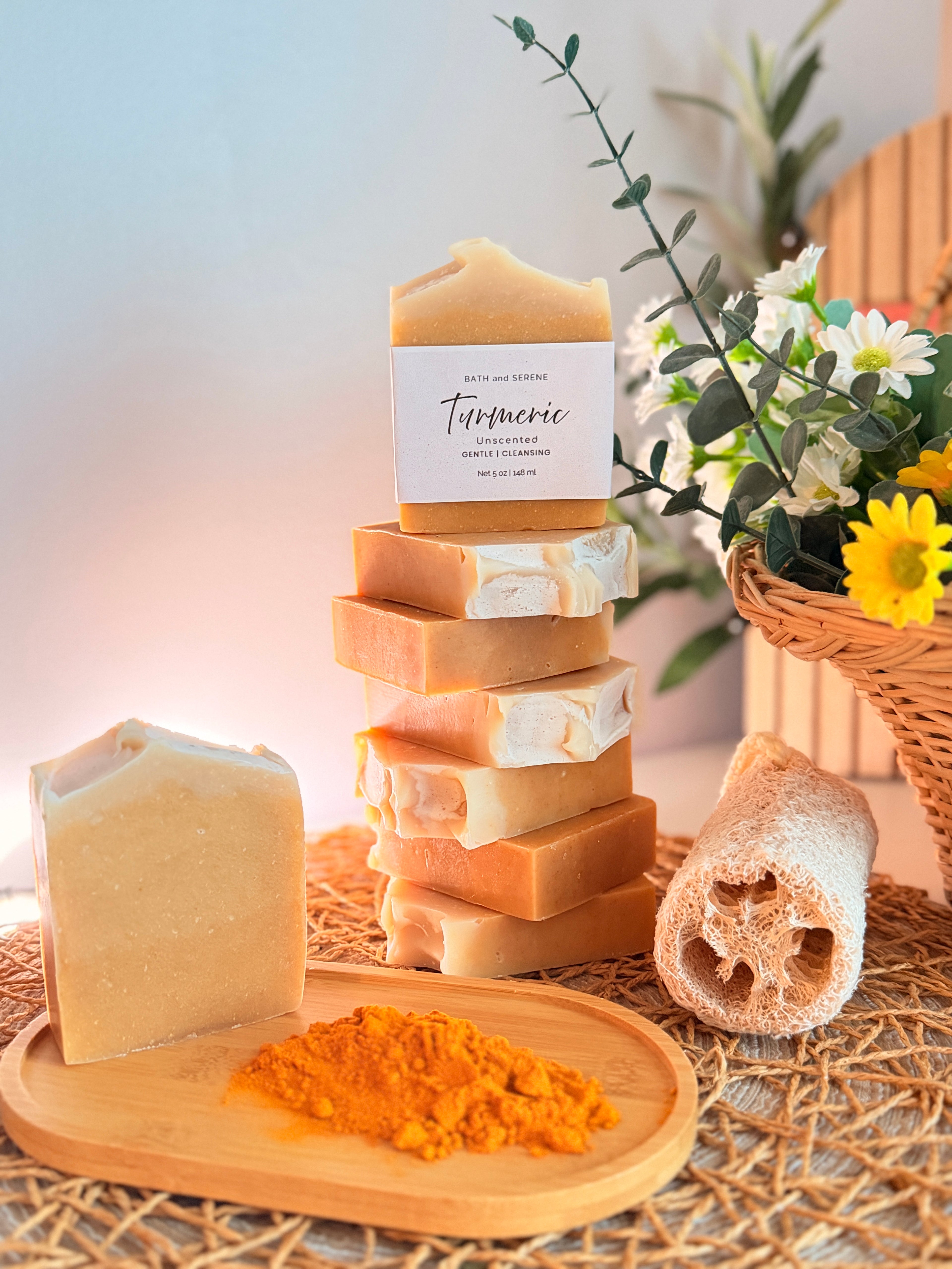 Set of 3 Natural  Turmeric Soap